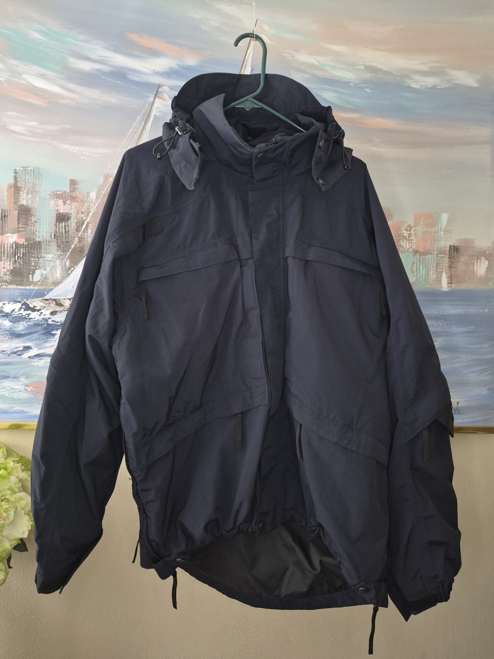 5.11 Tactical Navy Tactical Performance Hooded Jacket 3-1 Parka